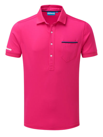 CMAX Jack Polyester Polo Shirt - Hot Pink - Various Sizes (sample)